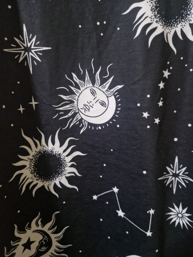 Small S Astrology Mini Dress Gothic Mosh #U1 - Picture 3 of 5
