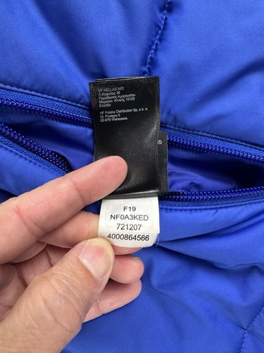 The North Face Jacket Boy Extra Large 18/20 Black Blue Mount Chimborazo Sherpa - Picture 6 of 12