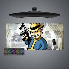 Fallout Anime Vault Boy Gaming Desk Mat Mouse Pad