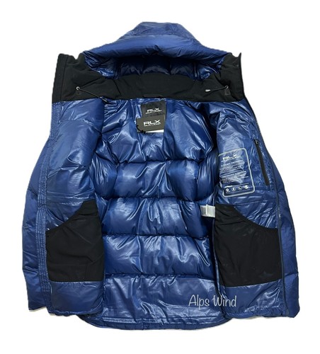 RLX Ralph Lauren Mens Water-Repellent Down Jacket Blue SZ.L NWT$698 - Picture 8 of 16