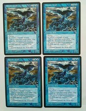 Magic the Gathering MTG Ice Age THUNDER WALL  X 4 ( 2 LP/EX & 2 MP) U 1995!