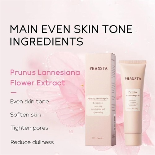 1~3 Pack 50g Purifying Exfoliating Gel, PHANSTA Purifying Cream for Face & Body~ - Picture 6 of 10