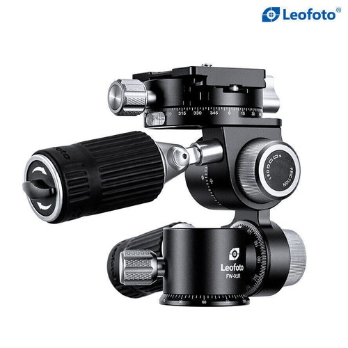 Leofoto FW-01R Tripod head 4-Way Head Pan-and-Tilt Head with QR Plate - Picture 3 of 12