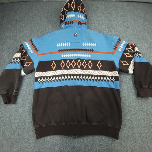 Vintage Akademiks Hooded Jacket Sweatshirt Mens 3XL Polar Explorer full Zip 90s - Picture 13 of 14