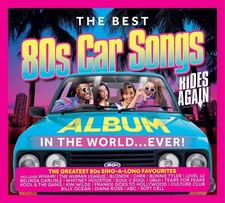 THE BEST 80s CAR SONGS IN THE WORLD EVER  RIDES AGAIN ALBUM BRAND NEW SEALED  CD