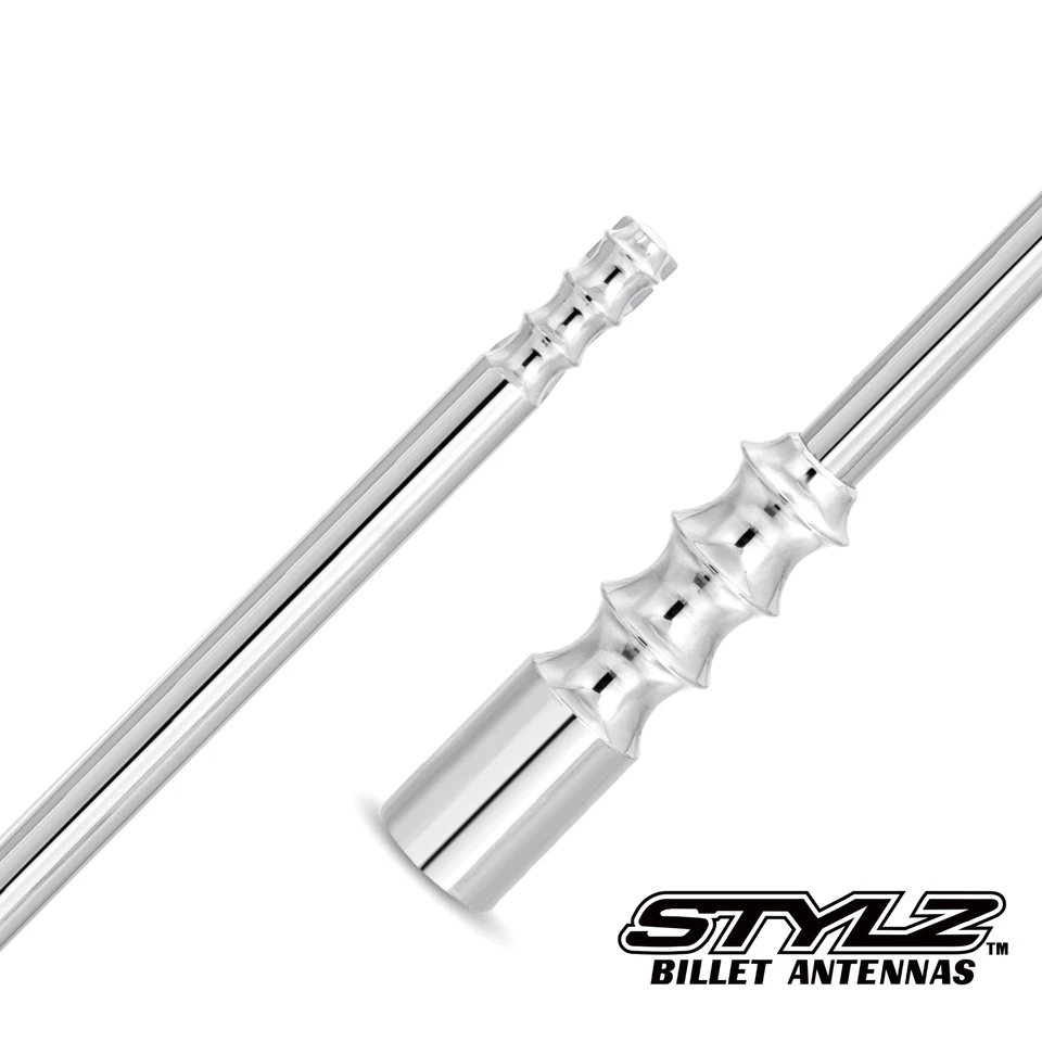 STYLZ 9" CHROME BILLET ANTENNA FITS FORD F150 F250 F350 TRUCK 1980 thru 2026 - Image 3 of 3