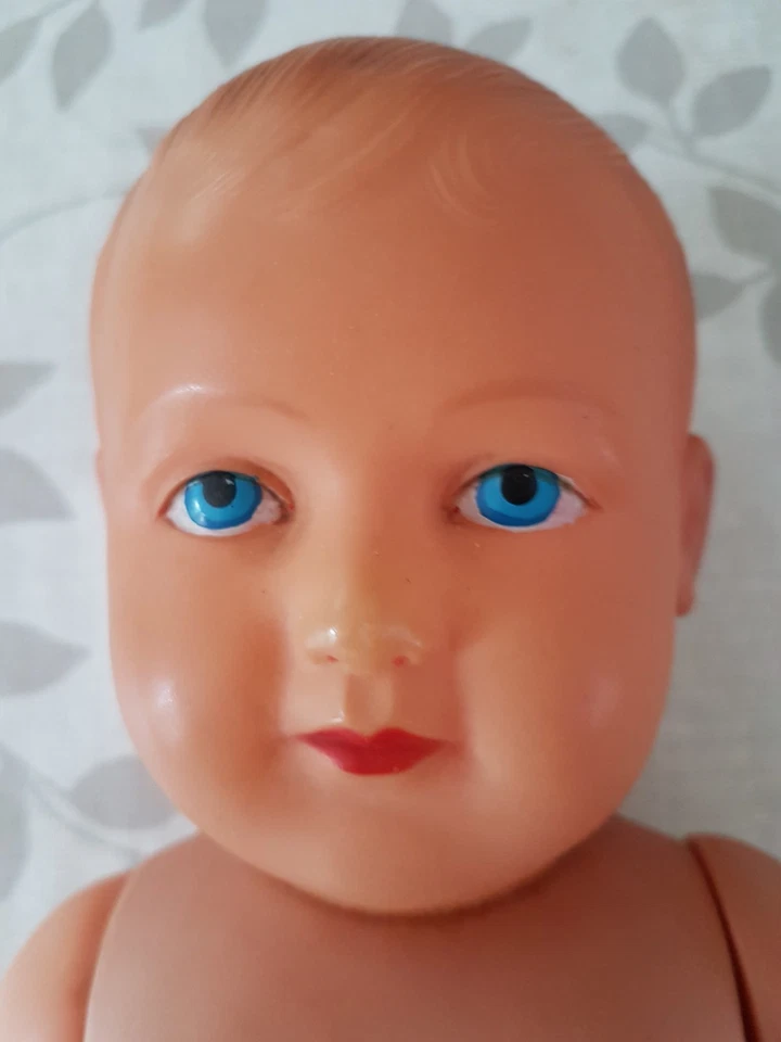 Poupée ancienne - Poupon bébé SNF en celluloïd - 40 cm. - Photo 4/4