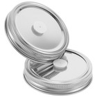 2 Pcs Mason Gläser Einmachglas Deckel Konservenbedarf Konservenzubehör
