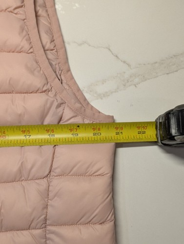 NWT Save The Duck Women's Plumtech Puffer Full Zip Coat Vest Blush Pink Size XL - Picture 6 of 10