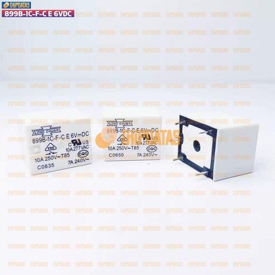1PCS New 899B-1C-F-C E 6VDC Power Relay 5Pins 10A 277VAC