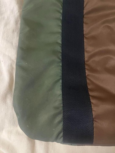 MARNI × PORTER 2way Nylon Backpack Tote Bag Khaki × Brown US Including tariff - Picture 5 of 8