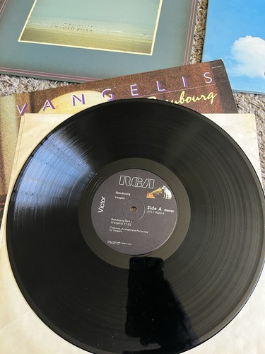 vangelis vinyl lot 9 (2promo) spiral china beaubourg albedo heaven opera Ambient - Picture 15 of 23