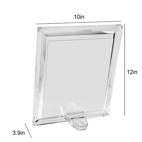 Crystal 8x10 Inch Picture Frame, Wedding Frame Tabletop Display, Display Pict... - Picture 2 of 7