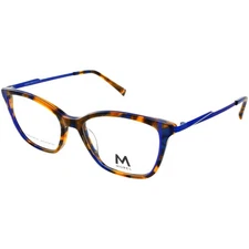Nomad Morel Women's Eyeglasses Brown/Blue Acetate Cat Eye Frame 40232N MB09