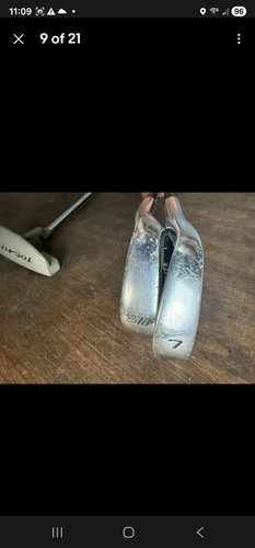 TOP FLITE JR SET DRIVER HYBRID 7 IRON SW PUTTER STAND BAG RH KIDS YOUTH - Picture 8 of 19