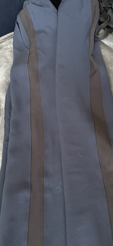 LULULEMON NAVY ON THE FLY WOVEN PANT WITH BLACK SIDE STRIPE, SIZE 4 - Picture 4 of 5
