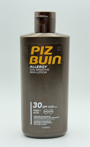 Piz Buin Allergy Sun Sensitive Skin Lotion SPF30 200ml High UVA UVB