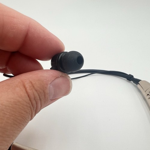LG Tone PRO HBS-750 Headphones Headset Earbuds Bluetooth Wireless Gold Tested - Zdjęcie 5 z 6