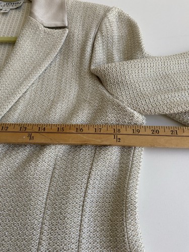 St. John Evening USA 14 Jacket Lace Embellishment - Picture 12 of 16
