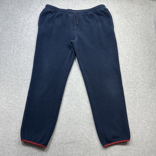 Patagonia Synchilla Snap T Pants Men Large Blue Fleece Casual Lounge Comfort