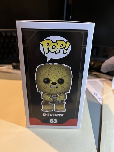 Chewbacca 63 Star Wars Smugglers Bounty Exclusive (Flocked) Funko Pop - Picture 5 of 7