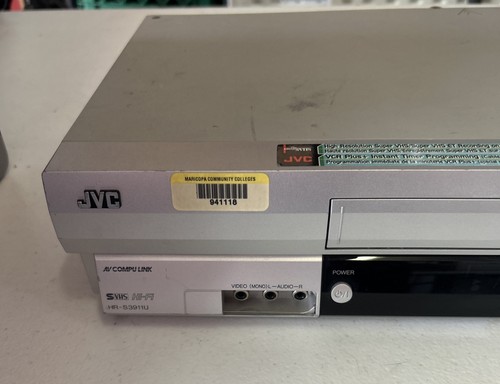 JVC SuperVHS VCR Model HR-S3911U | Tested Working | No Remote or AV Cables - Picture 2 of 8