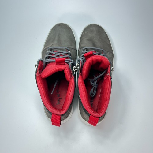 Stivali Timberland Davis quadrati in pelle da trekking chukka stringati in gomma da uomo taglia 12 - Foto 6 di 10