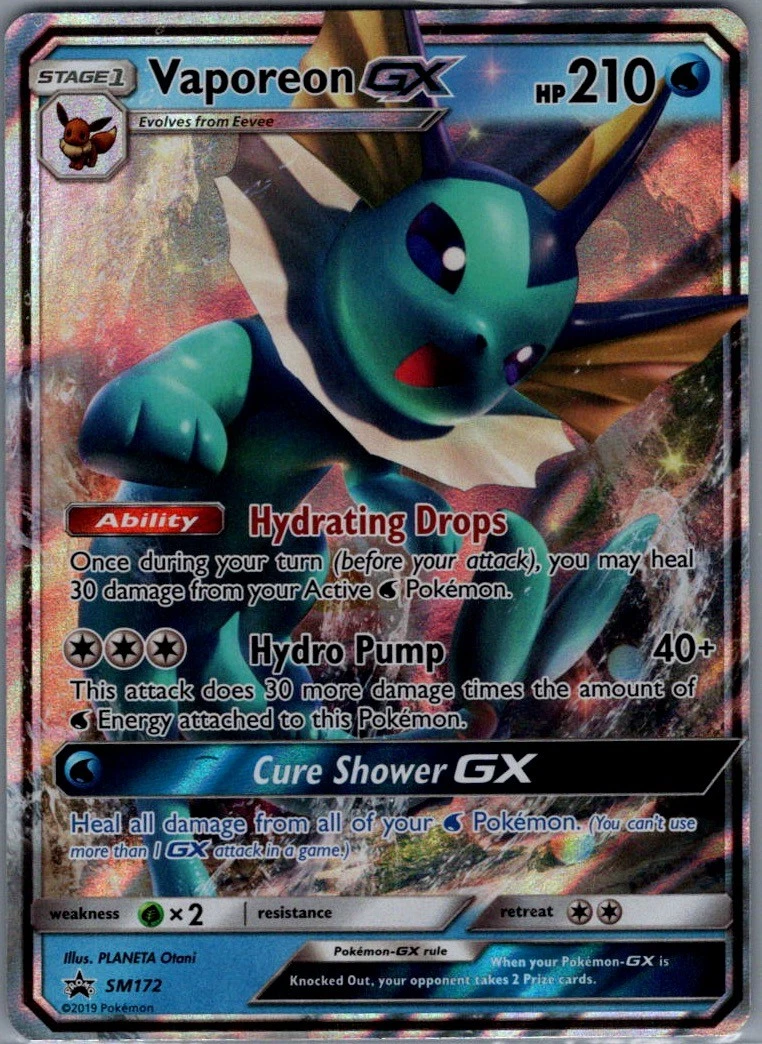 Vaporeon GX Pokémon TCG Cards for sale | eBay