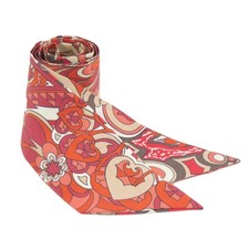 HERMES Twilly Scarf Silk Ladies Used 