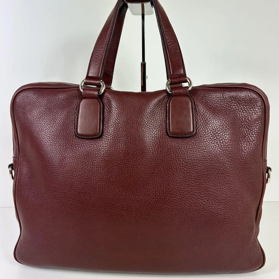GUCCI 822057.204046 Soho бизнес сумка портфель кожи красный логотип серебро оборудование - Изображение 3 из 4