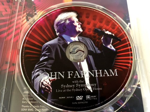 John Farnham - Sydney Symphony - Live at the Sydney Opera House 22 Tk - Mint DVD - Picture 4 of 9