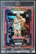 2024 WNBA Prizm Monopoly Jaelyn Brown Red Millionaire Shimmer /100