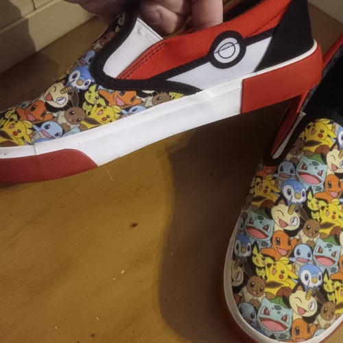 Ground Up Pokemon Slip On Shoes,Kid's Size 6 - Picture 9 of 14