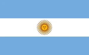 Argentina Flag Self Adhesive Sticker Argentinian Decal Various Sizes UK Made