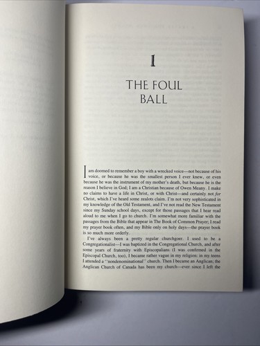 A Prayer for Owen Meany by John Irving 1989 1st Edition 1st Printing HCDJ G+ - Foto 14 di 14