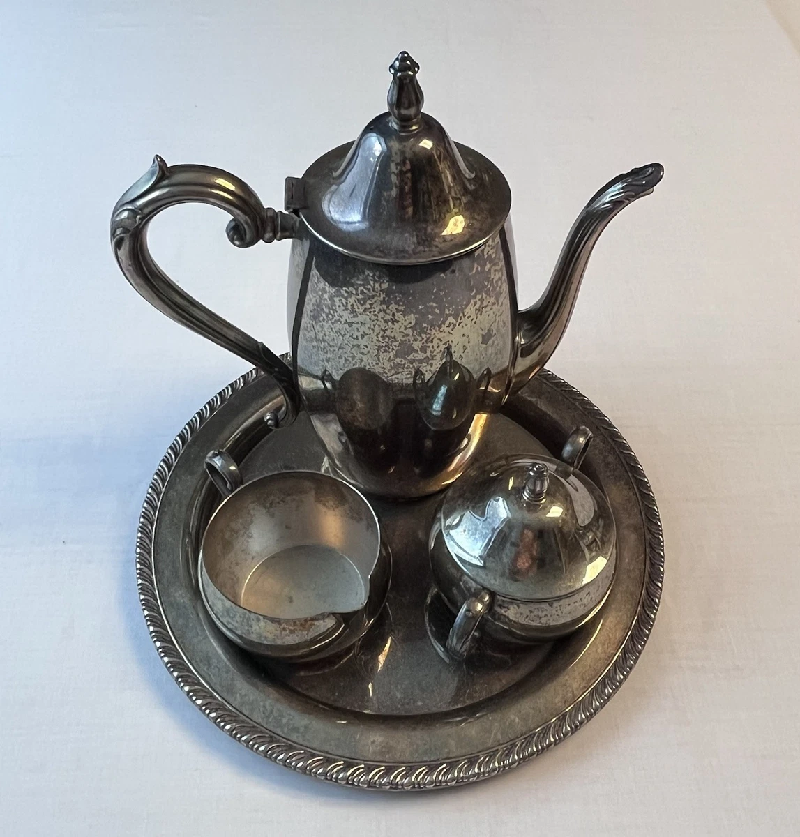 Oneida Teapot In Antique Us Silver-Plated Teapots, Coffee Pots