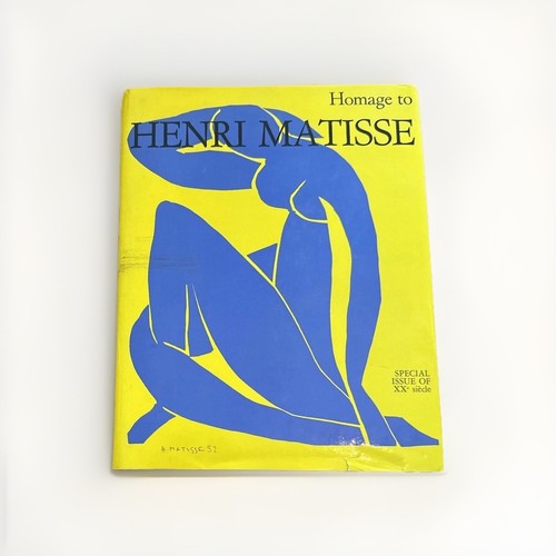 Homage to Henri Matisse Special Issue of XX Siecle (With a Linocut) HC/DJ - 第 1/8 張圖片
