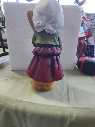 Vintage YI ART Koreanische Harz Figuren Dekor funktionierend Dorf Frau - Bild 3 von 6