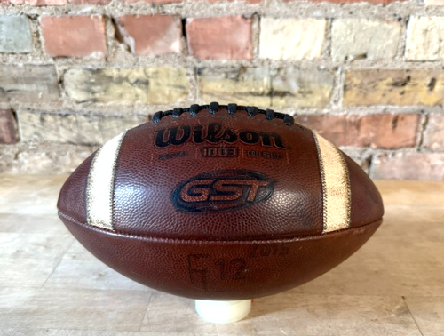 Vintage Wilson NCAA GST 1003 Leder Fußball - hält Luft