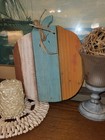 Wood Pumpkin Fall Decor Handmade Rustic Distressed Salvage Wood Sign Decor 