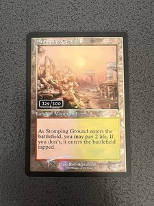MTG Ravnica Remastered Stomping Ground Serialized Lucky #329/500