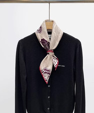 70 cashmere 30 silk Withered rose double side printed square Wrap shawl 25''