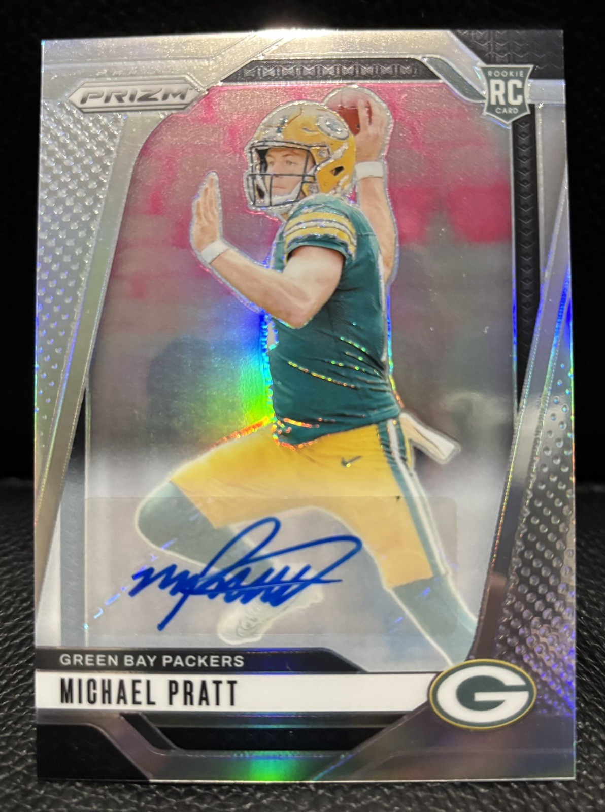 2024 Panini prizm Michael Pratt #379 Rookie Rc autograph Tampa Bay Buccaneers QB