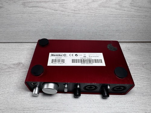 Focusrite Scarlett 2i2 2x2 2da Generación Interfaz de Audio USB con Cable USB - Imagen 7 de 9