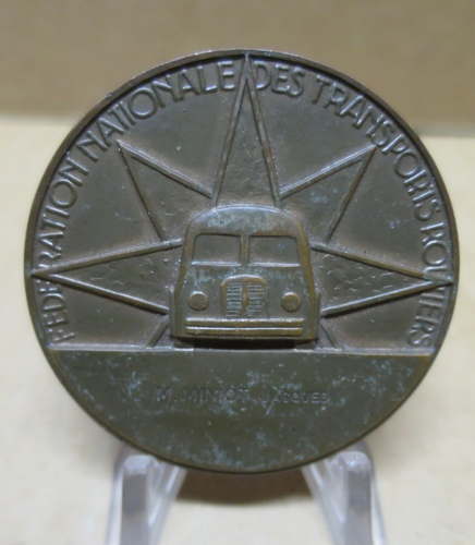 MEDAILLE bronze FEDERATION NATIONALE DES TRANSPORTS ROUTIERS par Pelletier - Imagen 1 de 2