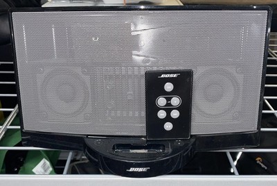 Bose SoundDock Portable Digital Music System Black W/ Remote *No