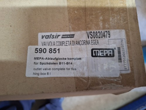 1 Stück Mepa Ablaufventil Sanicontrol UP-Spülkasten B11-B14 590851 - Bild 2 von 3