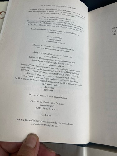 The Inheritance Cycle Christopher Paolini 4 Hardcover Books Set 3 1st Editions - Picture 4 of 7