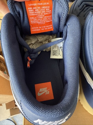 FJ1674-400 Nike SB Dunk Low Pro ISO Orange Label Navy Gum Hellbraun Herren Größe 11 - Bild 7 von 9