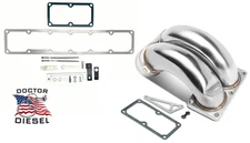 3.5" Intake Manifold Elbow & Grid Heater Upgrade Kit For 07-18 RAM 6.7L Cummins